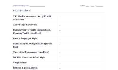 Elektronik Tebligat Başvuru Formu Doldurma Rehberi