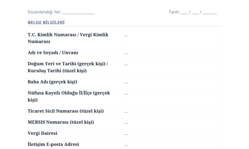 Elektronik Tebligat Başvuru Formu Doldurma Rehberi