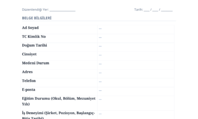 İş Başvuru Formu Nedir ve Nasıl Doldurulur?
