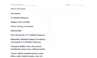 Mal Bildirim Formu Nedir ve Nasıl Doldurulur?